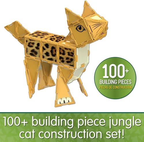 Miniatura 2 de The Learning Journey Techno Tiles - Jungle Cat Proyecto de construcción con más de 100 piezas de construcción Proyectos STEM para niños de 5 a