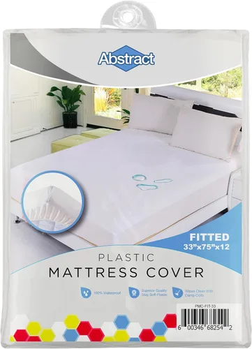 Miniatura 6 de Abstract Funda de colchón impermeable – Funda protectora de vinilo de plástico resistente para cuna, PVC de 3.53 oz/m², 24 x 38 x 6 pulgadas