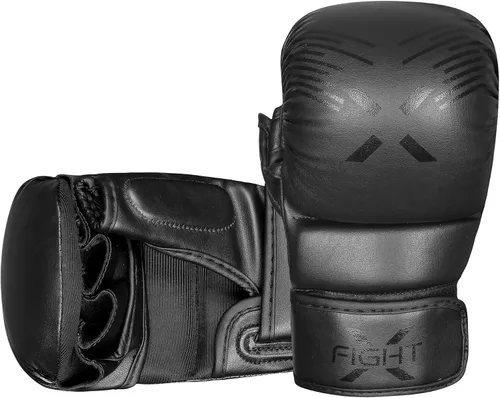 Miniatura 2 de Guantes MMA para hombres y mujeres, de primera calidad, con palmas abiertas, perfectos para UFC, artes marciales, Muay Thai, punzonado y kickboxing