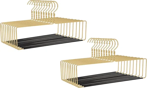 Miniatura 9 de Perchas de lino de calidad anchas y resistentes para mantas, manteles, revestimiento de vinilo antideslizante, colgador de almacenamiento