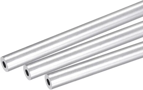 Miniatura 15 de uxcell 6063 Tubo redondo de aluminio 0.315 in OD 0.157 in Diámetro interior 9.843 in Longitud Tubería 3 PC