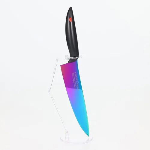 Miniatura 15 de SUMIKAMA KASUMI 22020/RA Cuchillo Kasumi, revestimiento de titanio, cuchillo en forma de espada, fabricado en Japón, 7.9 pulgadas (7.9 in), cuchillo