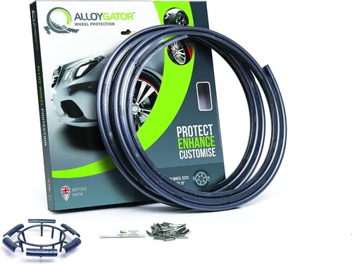 Miniatura 18 de AlloyGator Protector de Llanta Dorado para Ruedas de Automóvil (Se Adapta a Ruedas de 12-24" de Diámetro) - Paquete de 4 Protectores de Rueda