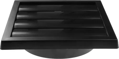 Miniatura 6 de Vent Systems Cubierta de ventilación de escape negra de 6 pulgadas - Capucha de ventilación de secadora - Cubierta de ventilación de conducto