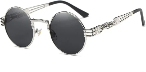 Miniatura 59 de Dollger Gafas de sol redondas Steampunk con marco de metal