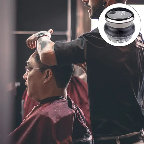 Miniatura 3 de Healifty 1 juego de cortapelos recargable, afeitadora de pelo facial, nariz, recortadora de pelo para hombres, afeitadoras de cabeza