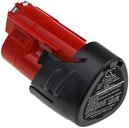 Miniatura 2 de 12v Compatible con batería Milwaukee 48112401, 48-11-2401, 48-11-2402, 48112411 49-24-0146, C12 D, C12 DD, C12 FM, C12 HZ, C12 HZ-0, C12 HZ-202 C