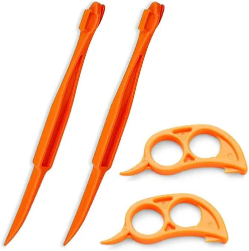 Peladores de cítricos naranjas, cítricos, limón y cítricos, cortador de plástico fácil de cortar, removedor de pelador, abridor de accesorios de