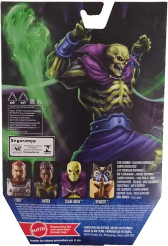 Miniatura 2 de Masters of the Universe Masterverse Scare Glow Figura de acción con cabeza que brilla en la oscuridad y accesorios, regalo coleccionable de Motu