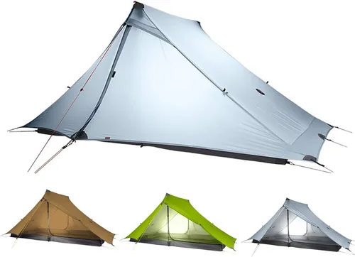Miniatura 9 de 3F UL Gear Lanshan PRO Lanshan - Tienda de campaña ultraligera para 3 estaciones para 1 persona, tienda de campaña profesional impermeable