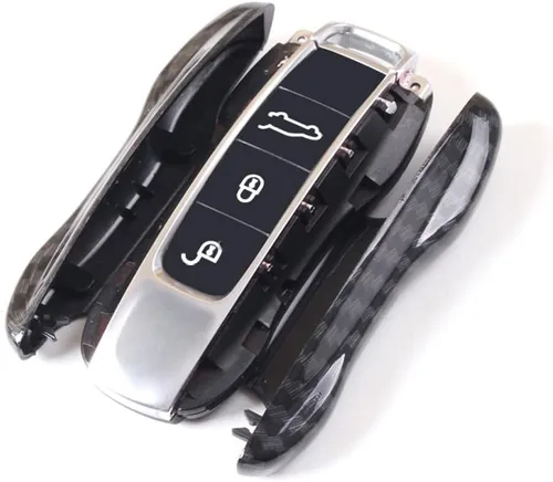 Miniatura 3 de iJDMTOY Exact Fit - Juego de 2 fundas de plástico con acabado de fibra de carbono, compatible con Porsche 2017 en adelante Panamera 19 en adelante
