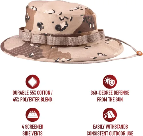 Miniatura 2 de Rothco Boonie Hat - La mejor defensa solar para aventuras al aire libre
