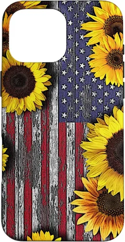 Miniatura 19 de American Flag with Sunflowers Case for iPhone 17