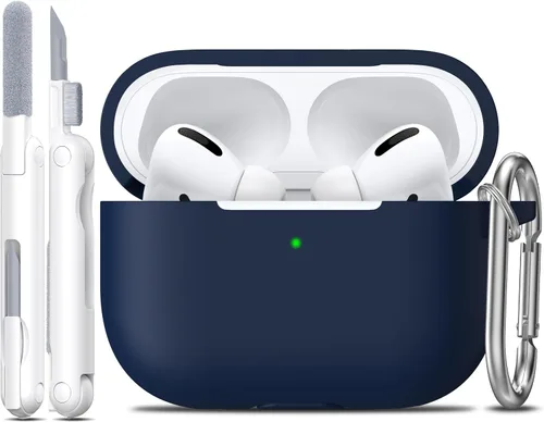Miniatura 21 de Funda para AirPods con llavero, protección completa, de silicona, accesorios para AirPods, funda para hombres, mujeres y adolescentes, con estuche