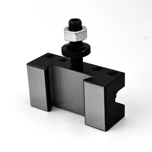 Miniatura 7 de AXA 250-101T - Soporte para herramientas de pistón de torno CNC, juego de postes de herramienta de cambio rápido, mini torno, poste de herramienta
