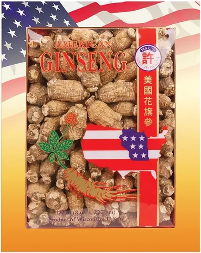 Miniatura 4 de Hsu's SKU 110-4 Corto extra grande Ginseng americano cultivado de Wisconsin directamente de jardines de ginseng Caja de 4 onzas, B005HSX9VM