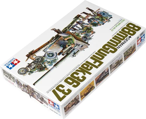 Miniatura 2 de Pistola modelo alemán 3.4 in Tamiya Flak 36.37 Juego