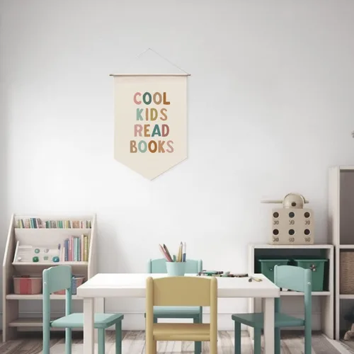Miniatura 5 de Cartel colgante Cool Kids Read Books, decoración de pared de esquina de lectura bohemia, letrero para niños, biblioteca de aula, amante de libros