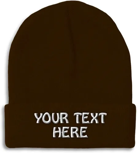 Miniatura 42 de Gorro de invierno para hombres y mujeres, gorro de acrílico con texto personalizado personalizado