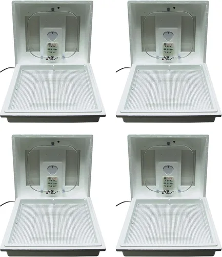 Miniatura 12 de Farm Innovators - Incubadora de aire circulado de 120 voltios y 40 vatios para hasta 48 huevos con pantalla digital fácil de leer y ventana de Aire