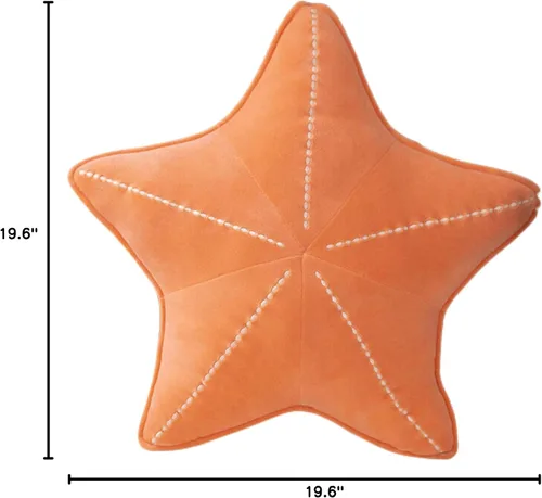 Miniatura 8 de Cojín de felpa con diseño de estrella de mar para automóvil, mesita de noche, sofá, muebles para el hogar, dormitorio, oficina
