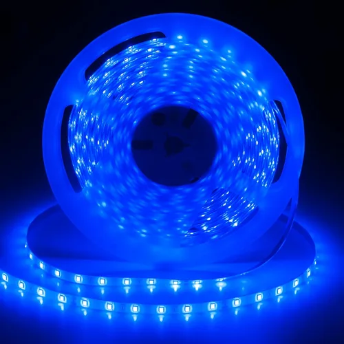 Miniatura 25 de Resistente al agua IP65, tira de luz LED flexible impermeable de 12 V, tiras de luz LED cortables de 16.4 pies, 300 unidades de cadena de Blanco