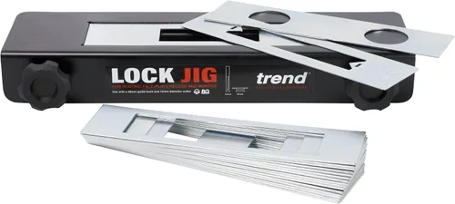 Miniatura 5 de Kit de plantilla de cerradura Trend para fresar rebaje de placa frontal y mortaja, LOCK/JIG