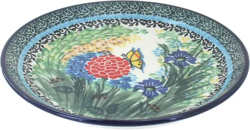 Miniatura 7 de Blue Rose - Plato de postre Blue Alyce - 7.75 pulgadas de diámetro - Hermoso plato para pasteles, aperitivos o aperitivos