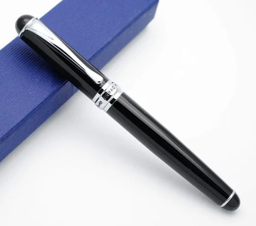 Miniatura 9 de JINHAO X750 Pluma estilográfica plumín M (pintura en polvo dorada de lujo)