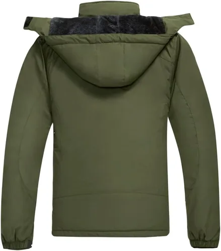 Miniatura 2 de Chaqueta de esquí impermeable de montaña para hombre, rompevientos de invierno, cálida, con capucha, para snowboard