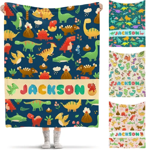 Miniatura 12 de Manta personalizada de arcoíris para bebé, manta acogedora de franela ligera con nombre para bebés, niños, adultos, niñas, niños, sofá cama, 30 x 40