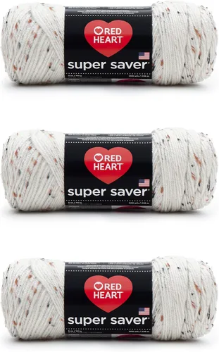 Miniatura 99 de Red Heart Hilo Super Saver, paquete de 3, estampado artístico, 3 unidades Estampado De Artista