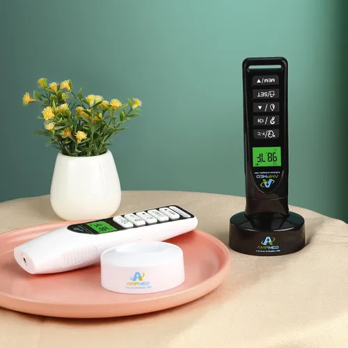 Miniatura 8 de Amplim 1701AE3 - Termómetro de frente, infrarrojo, digital, resistente para tomar la temperatura sin contacto, ideal para bebés, niños y adultos