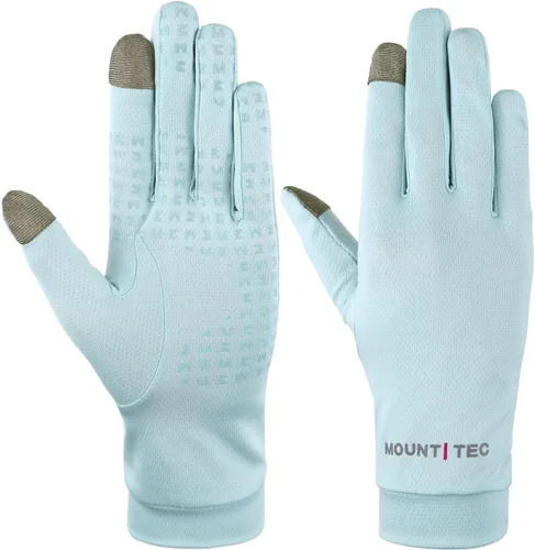 MOUNT TEC Guantes de protección UV para hombre y mujer, guantes para pantalla táctil, UPF 50+, guantes de protección solar para ciclismo, pesca,