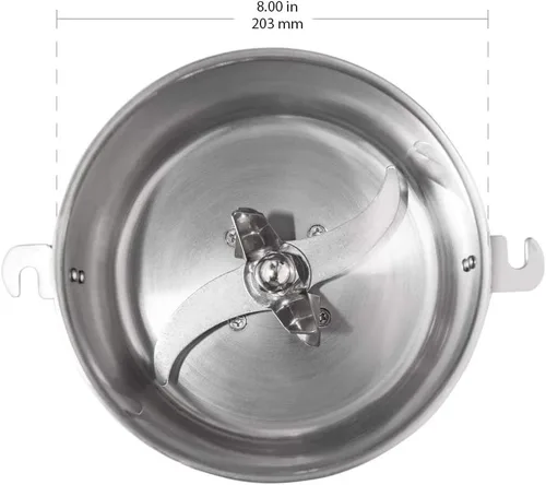 Miniatura 3 de ALDKitchen Molino de grano Molinillo tipo oscilante para especias, hierbas, raíces Uso comercial Acero inoxidable 110V (26.46 oz)