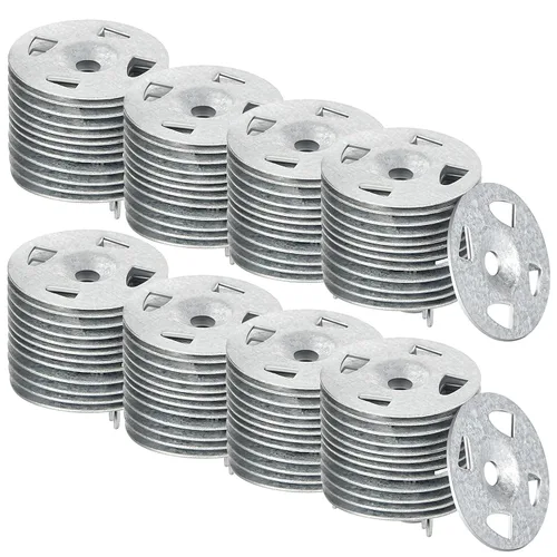 Miniatura 8 de Arandelas para la instalación de paneles de placas de espuma de 1-1/8 pulgadas de acero galvanizado para fijación y montaje (80 piezas)