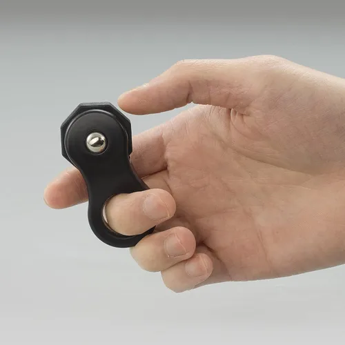Yolscue Juguete para ansiedad, juguete giratorio para adultos y niños, regalos adecuados para niños con autismo y TDAH, juguete silencioso de Negro