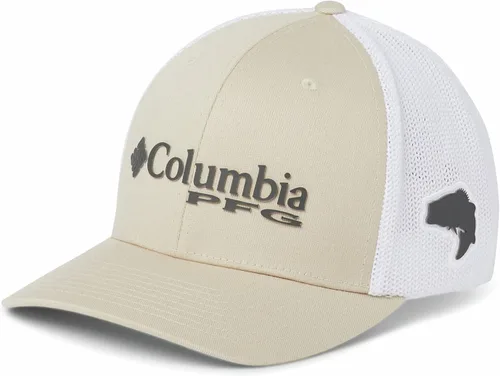 Miniatura 348 de Columbia - Gorra de malla con bandera con árboles unisex para adultos, corona alta
