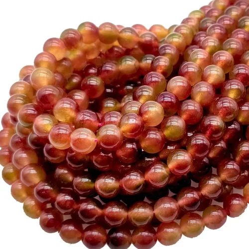 Miniatura 10 de Cuentas redondas naturales de aguamarina púrpura de 0.394 in materiales de bricolaje pulsera, collar, aretes, fabricación de cuentas de ágata
