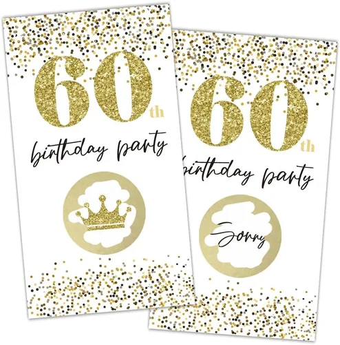 Miniatura 11 de REWIDPARTY Tarjetas de juego para rascar para fiesta de cumpleaños número 50 de oro blanco (32 unidades) tarjetas de rascar para fiesta de 115B
