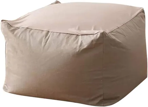Funda de sofá perezosa, puf de tela de lino, puf puff para sala de estar, tatami, sillas acolchadas para adultos y niños (relleno no incluido), S1