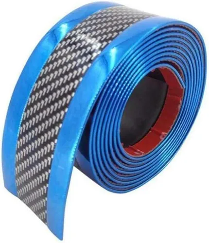Protector de umbral de pintura de fibra de carbono para umbral de puerta de automóvil, de fibra de carbono, 2.8 in* 3.3 ft, calcomanía para umbral