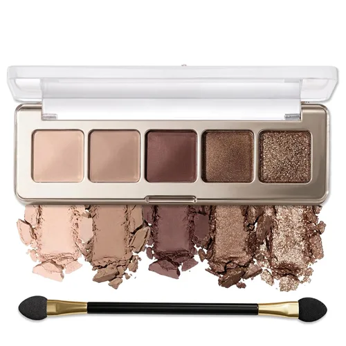Miniatura 47 de Erinde Paleta de maquillaje de sombra de ojos de 9 colores con purpurina y lavanda brillante y mate, violeta, malva, púrpura oscura, plateado