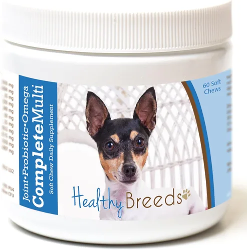 Miniatura 329 de Healthy Breeds Pug todo en uno multivitamínico suave masticable 60