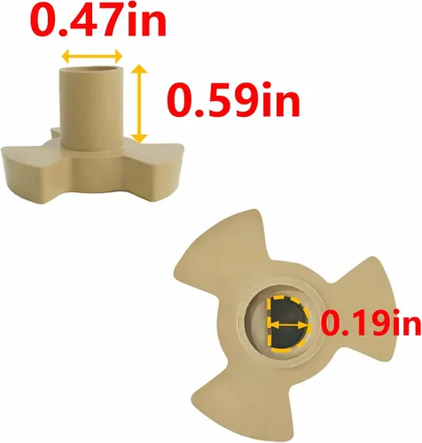 Miniatura 4 de 2 acopladores de placa giratoria para microondas, piezas de repuesto para horno de microondas, soporte de guía de rodillo, accesorios para plato