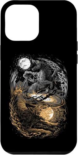 Miniatura 25 de Funda para iPhone 11 Viking Wolf Norse Mythology Pagan Ragnarok Wolves