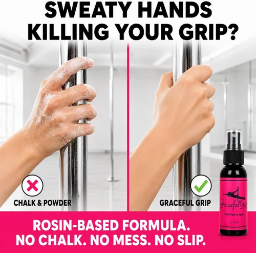 Miniatura 3 de Spray de agarre para poste: agarre de mano a base de colofonia para baile de poste, solución de agarre de poste para manos secas para entrenamiento