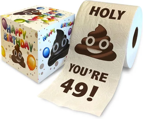 Miniatura 49 de Printed TP Holy You're 9 Birthday - Papel higiénico para regalo de cumpleaños 9, divertido regalo de cumpleaños, broma de papel higiénico, novedad