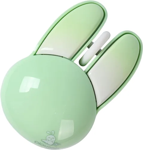 Miniatura 7 de Ratón inalámbrico con forma de conejito Kawaii, portátil, silencioso, ligero, silencioso, inalámbrico, USB, óptico, inalámbrico para PC, laptop