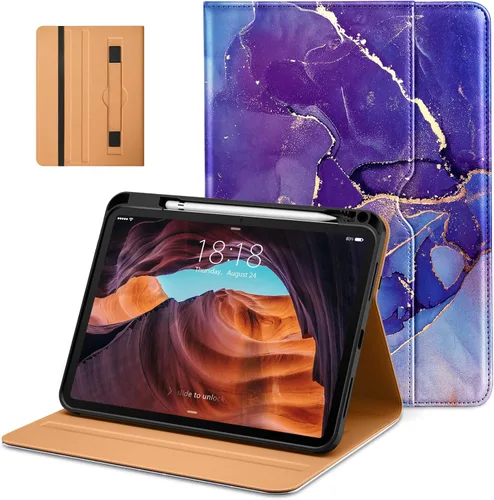 Miniatura 13 de DTTO Funda para iPad (A16) 11ª Generación de 11 Pulgadas 2025, Funda para iPad 10ª Generación de 10.9 Pulgadas 2022, Funda de Soporte Folio de Blanco